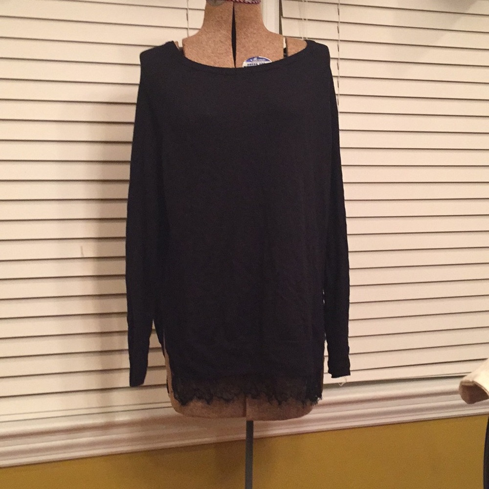 Soft Lace detail Sweater